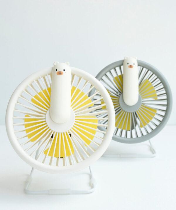 Little Bear Fan Lamp - Grey - Image 3