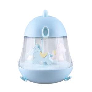 Lamp with Carousel and Music - Blue