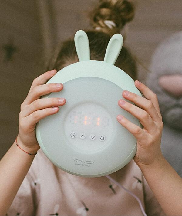 Rabbit Lamp with Alarm Clock - Green - Image 6