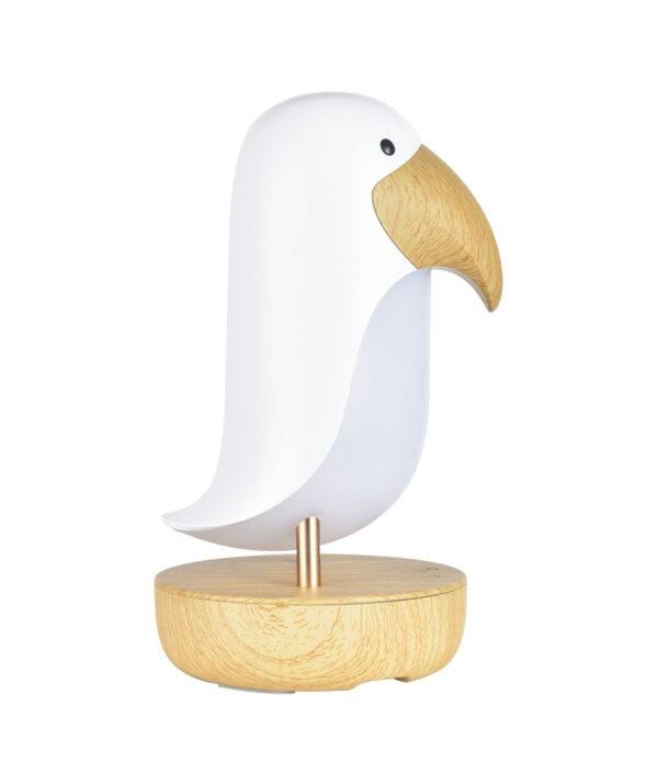 Lampe mit Lautsprecher – Weißer Vogel – Bild 8