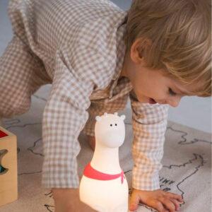 Giraffe Silicone Lamp - White