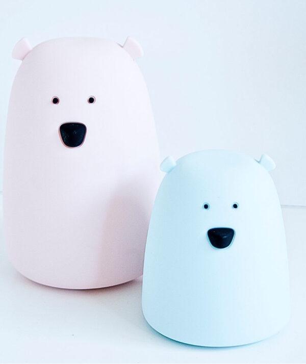 Little Bear Silikonlampe – Blau