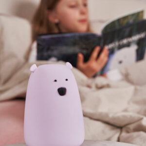 Big Bear Silicone Lamp - Lavender