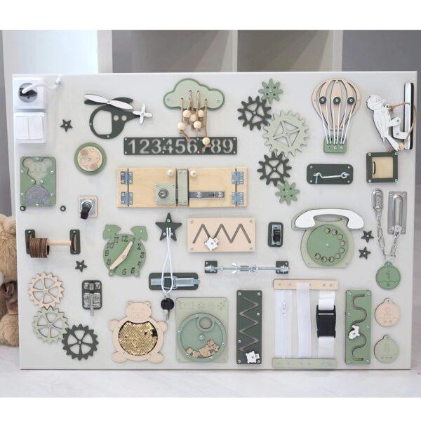 Extra large Montessori sensory busy board (60×80 cm) - Image 2