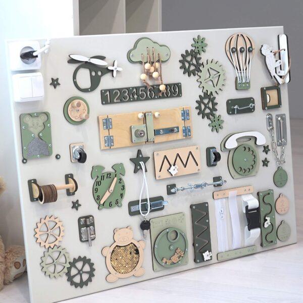Extra large Montessori sensory busy board (60×80 cm) - Image 3