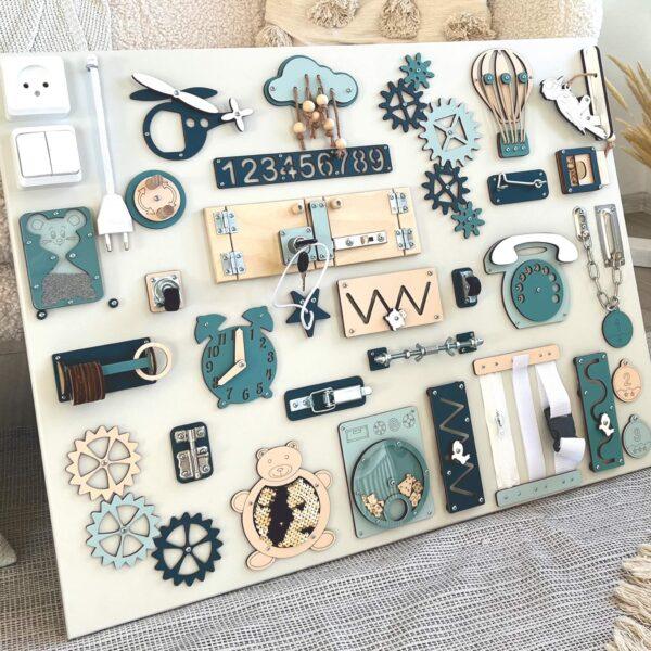 Extra large Montessori sensory busy board (60×80 cm) - Image 4