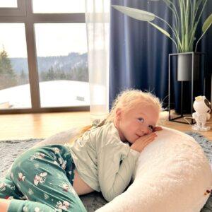 Handcrafted Giant Moon Pillow for Babies & Toddlers