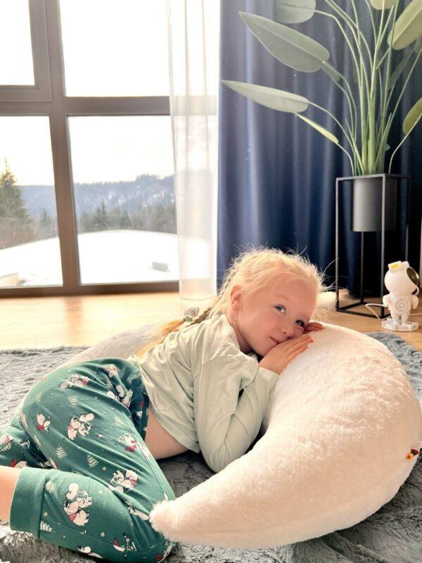 Handgefertigtes riesiges Mondkissen für Babys & Kleinkinder