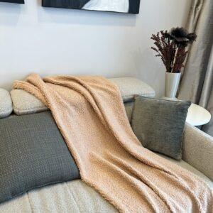 Handmade Bedspread & Blanket Teddy - Sand