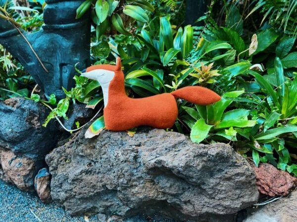 Handmade Fox Soft Toy Pillow - Image 2