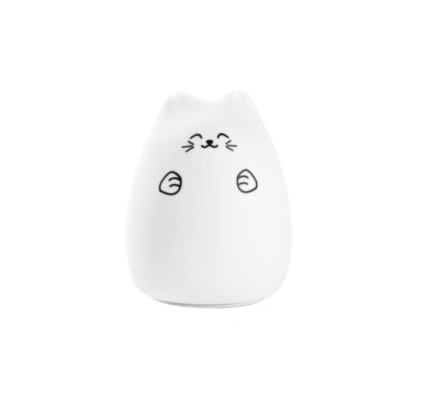 Lucky Cat Silicone Lamp - White - Image 2