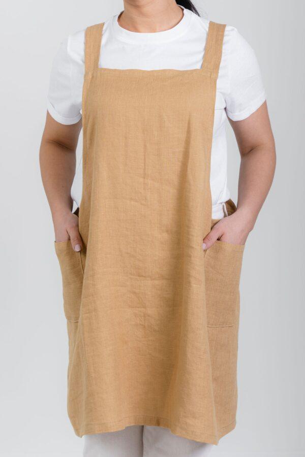 Japanese-Style Linen Apron - Image 7