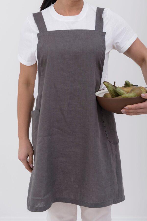 Japanese-Style Linen Apron - Image 9