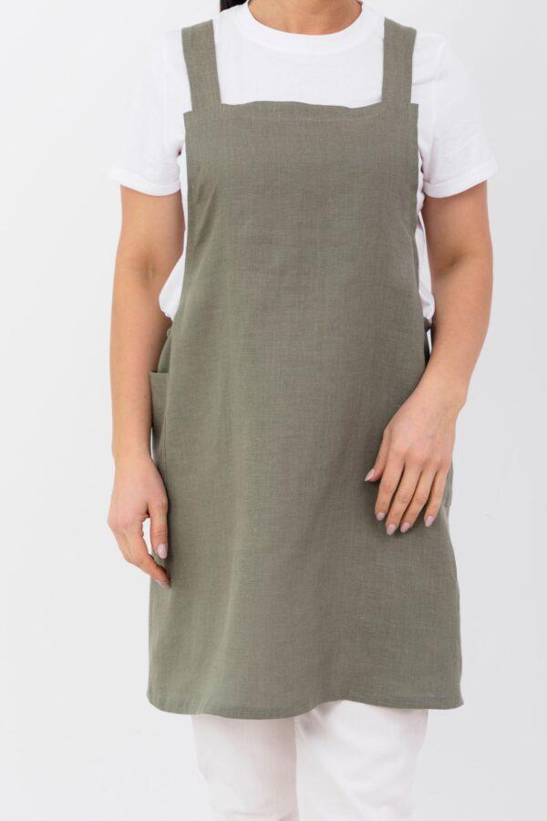 Japanese-Style Linen Apron - Image 12