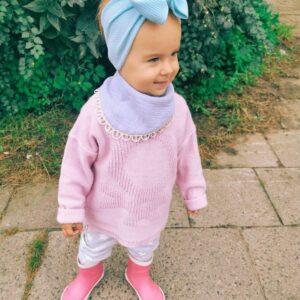 Scarf-Bib - Light Blue