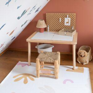 Bodenschutzmatte für Kinder-Mahlzeiten, rutschfest & wasserdicht – Organic Beach