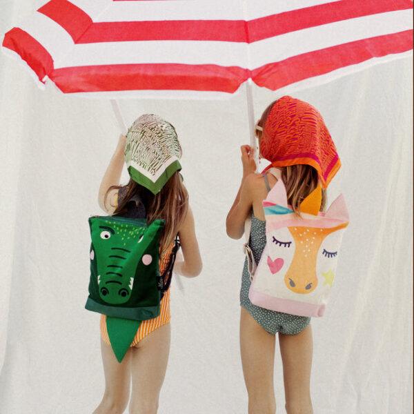 Kids backpack - Crocodile - Image 9
