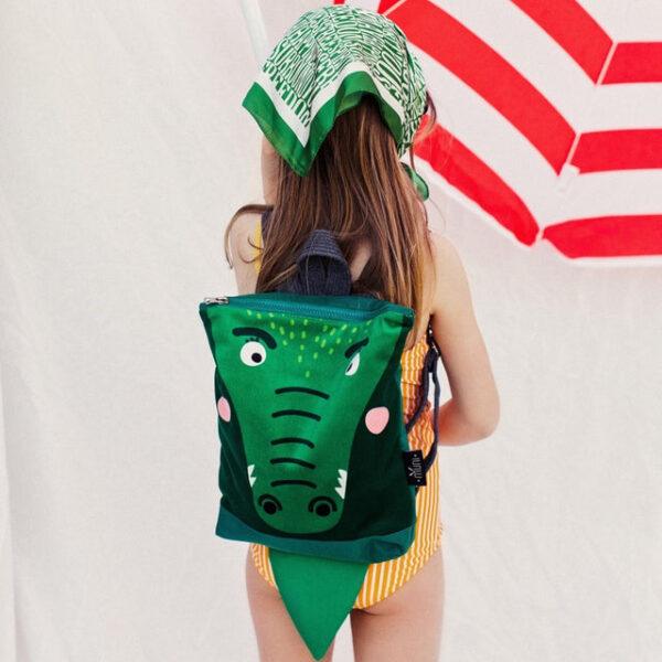 Kids backpack - Crocodile - Image 10