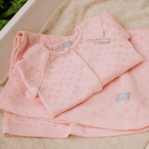 LOVE Gift Set For Baby - Blanket, Romper and Bonnet
