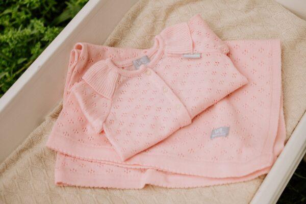 LOVE Gift Set For Baby - Blanket, Romper and Bonnet