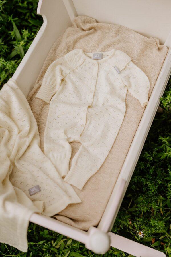 LOVE Gift Set For Baby - Blanket, Romper and Bonnet - Image 5