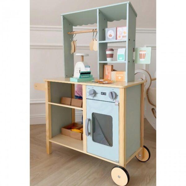 Large Multifunctional Wooden Food Truck Stand, 73 pcs - Image 5