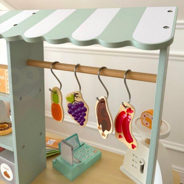 Large Multifunctional Wooden Food Truck Stand, 73 pcs - Image 8