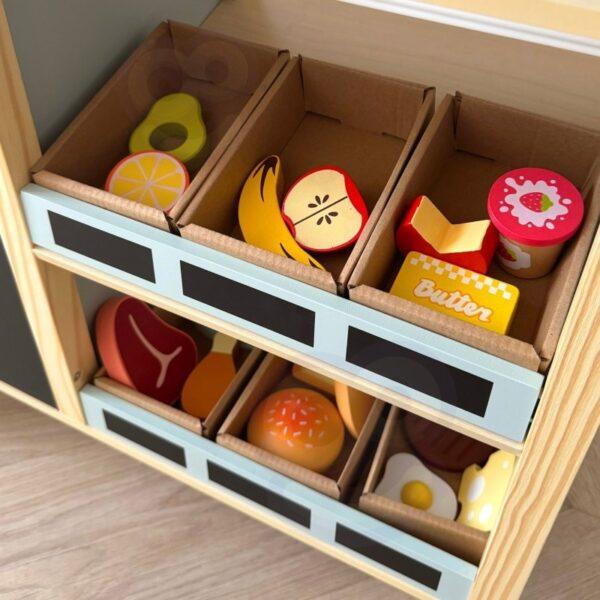 Large Multifunctional Wooden Food Truck Stand, 73 pcs - Image 9