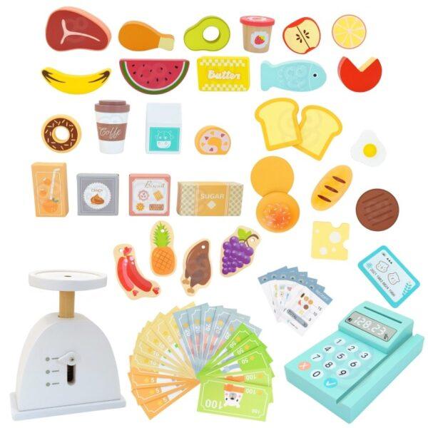 Large Multifunctional Wooden Food Truck Stand, 73 pcs - Image 18