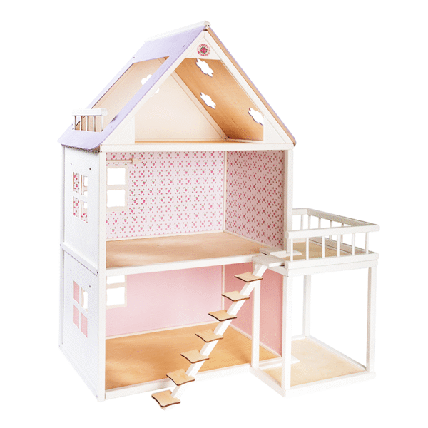 Puppenhaus-Balkon - Rosa