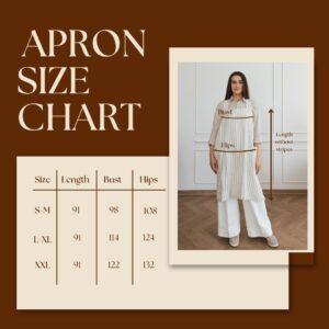 Linen Crossed Back Apron
