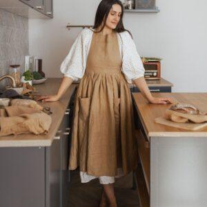 Linen Retro Apron