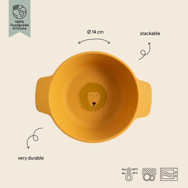 Silicone Bowl for Kids - Mr. Lion - Image 2