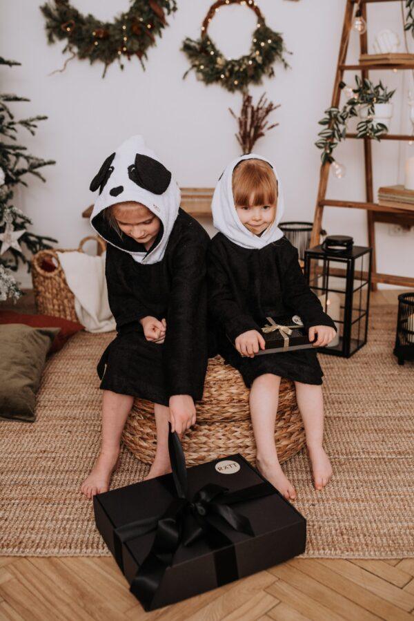 Long-Sleeve Poncho PANDA - For KIDS (Size 122-150) - Image 3
