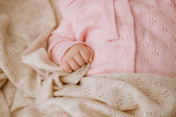 LOVE Gift Set For Baby - Blanket and Bonnet - Image 2