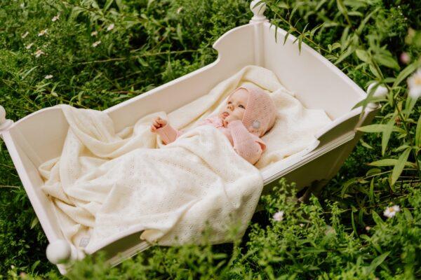 LOVE Gift Set For Baby - Blanket and Bonnet - Image 8