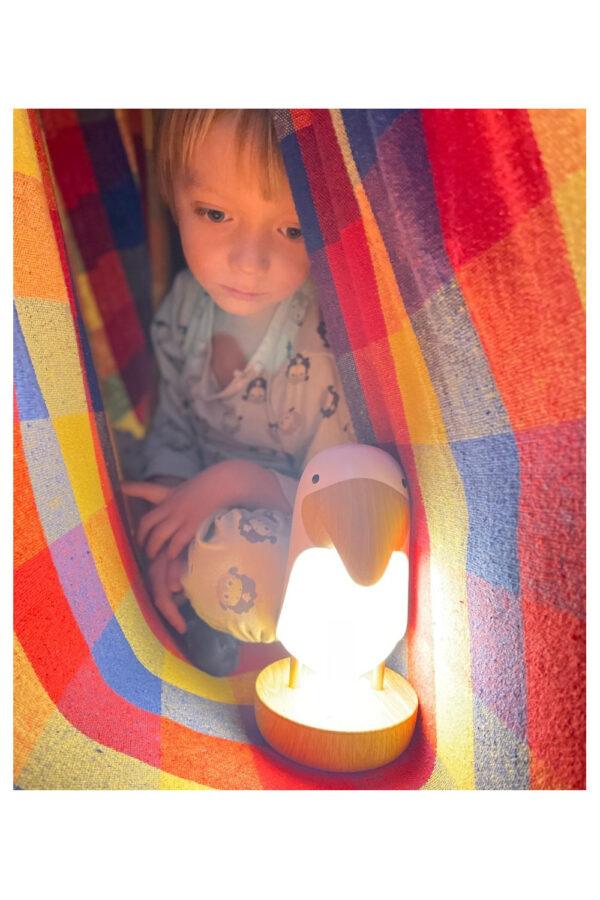 Lamp with Speaker - Pink Bird - Image 3