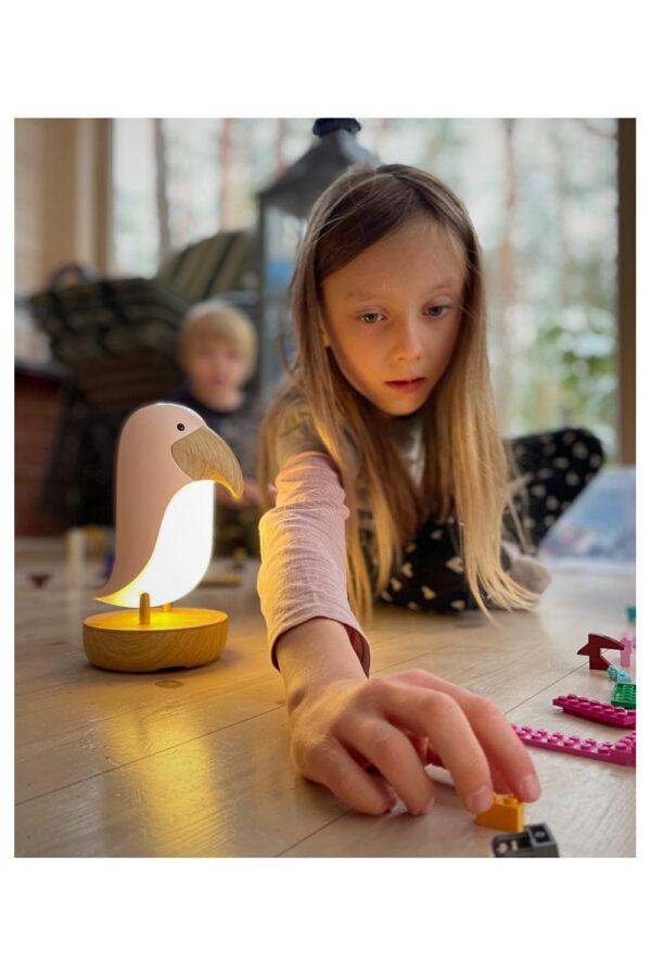 Lamp with Speaker - Pink Bird - Image 7