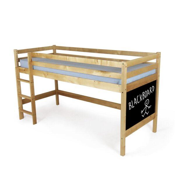 Halbhohes Hochbett mit Tafel – Bild 4