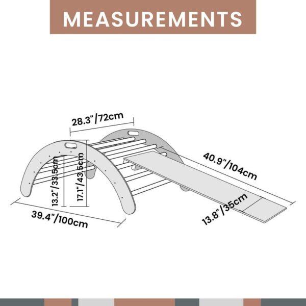 Montessori Climbing Arch With Ramp - Image 7
