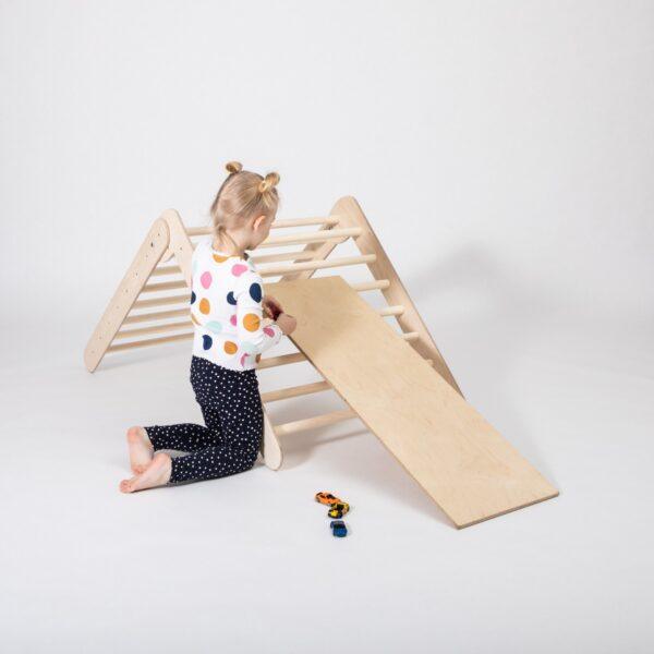 Montessori Kletterdreieck mit Rampe – Bild 2