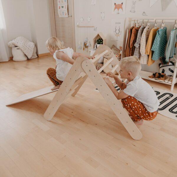 Montessori Kletterdreieck mit Rampe – Bild 3