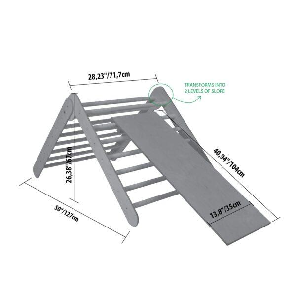Montessori Kletterdreieck mit Rampe – Bild 6