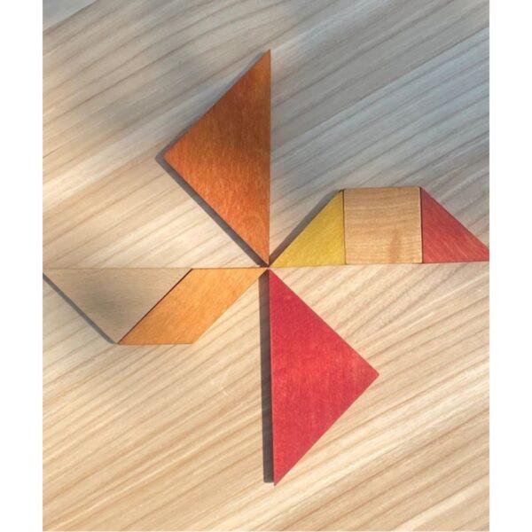 Wooden Story Tangram – Warm Color (in Storage Bag) - Image 3