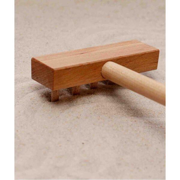Montessori Tray with Handle, Sand and Accessories - Image 2