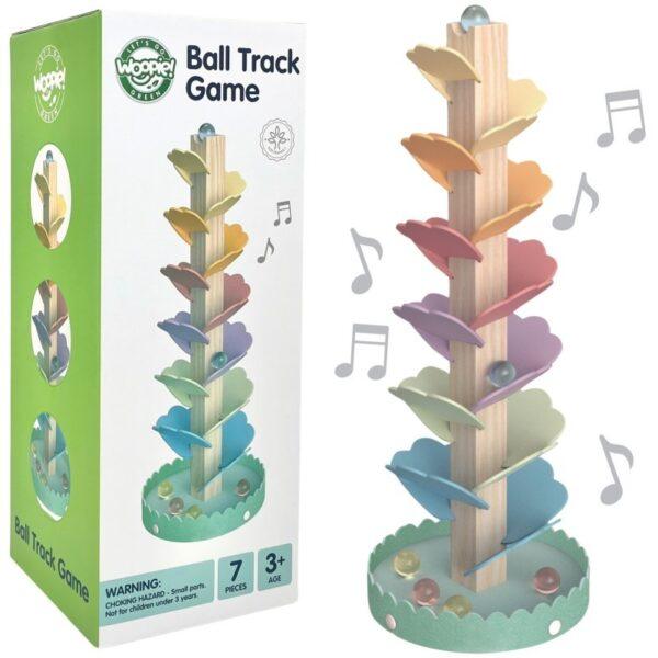 Musical Rainbow Wooden Ball Track - Image 2