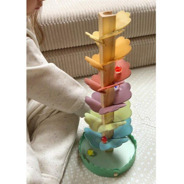 Musical Rainbow Wooden Ball Track - Image 4