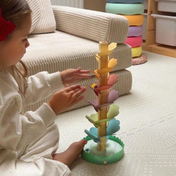 Musical Rainbow Wooden Ball Track - Image 5