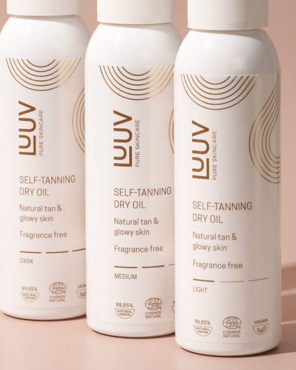 Natural Self Tanning Dry Oil Dark COSMOS, 150ml - Image 2