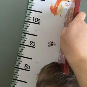 Paper Growth Chart For Kids - Fun Animals